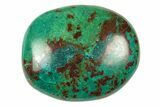 Polished Chrysocolla and Malachite Stone - Peru #250352-1